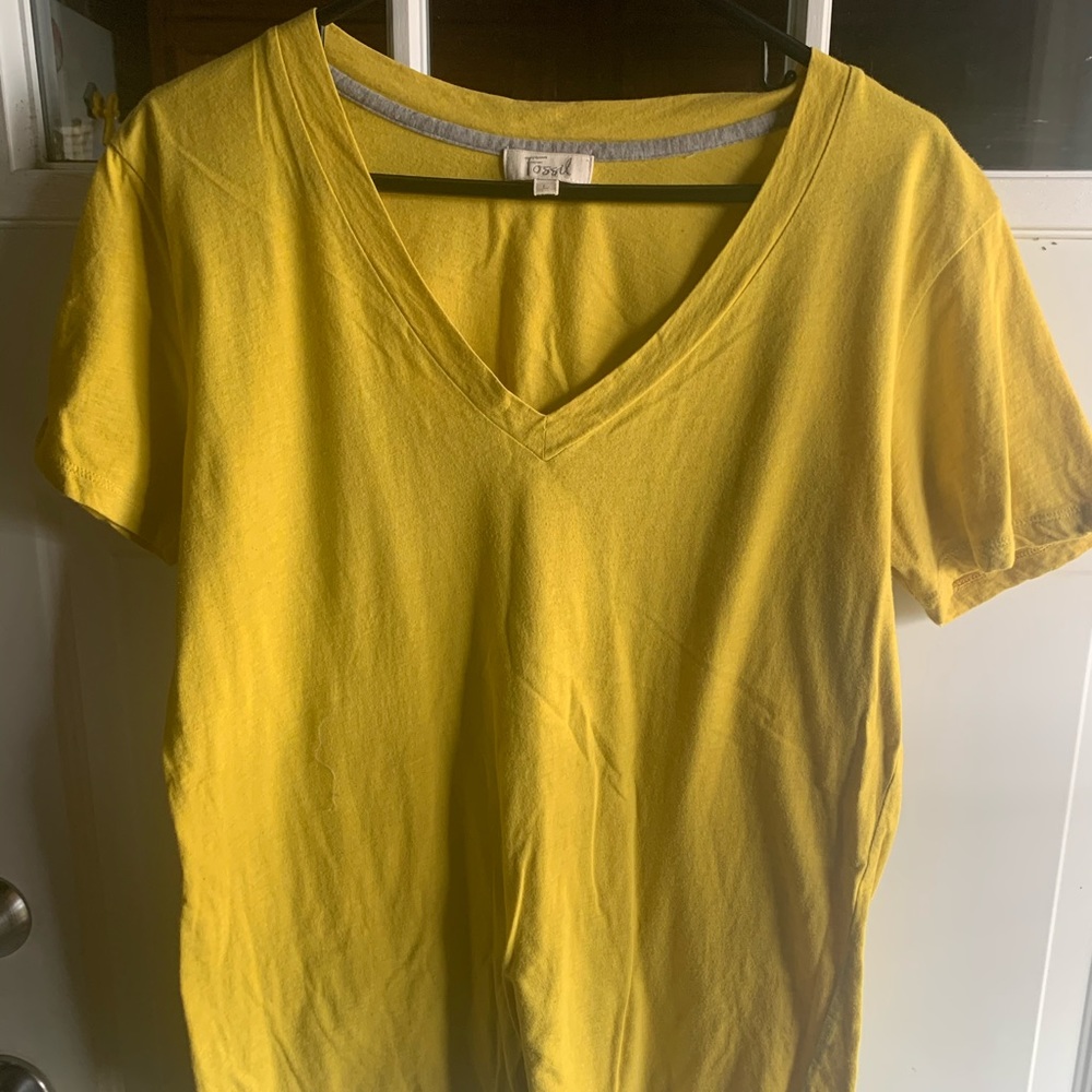 Yellow Fossil T-shirt